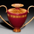 Wooden-handled amphora