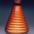 Honey and red vase